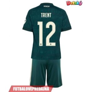 Lacne Dětský Futbalové dres Real Madrid Alexander-Arnold #12 2026-27 Krátky Rukáv - Preč (+ trenírky)